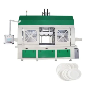 Biodegradable Disposable Sugarcane Bagasse Paper Pulp Molding Plate Tableware Making Machine Fully Automatic Production Line