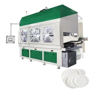 Low Cost Disposable Biodegradable Sugarcane Bagasse Paper Plate Bowl Lunch Box Cups Pulp Molding Machine Production Line Fully Automatic Production Line