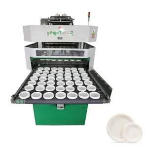 LD-12-1850 Fully Automatic Disposable Biodegradable Sugarcane Bagasse Pulp Moulded Tableware Making Machine