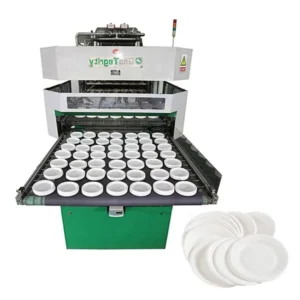 LD-12-1850 Fully Automatic Disposable Biodegradable Paper Sugarcane Bagasse Tableware Pulp Molding Machine Fully Automatic Production Line