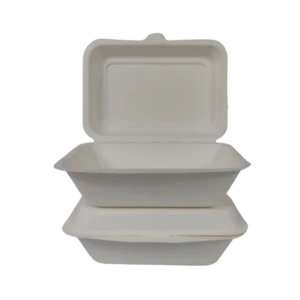 7x5 inch lunch box disposable Sugarcane Bagasse Food Container Biodegradable Compostable